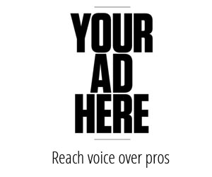 voiceover.biz ad space — reach voice over pros